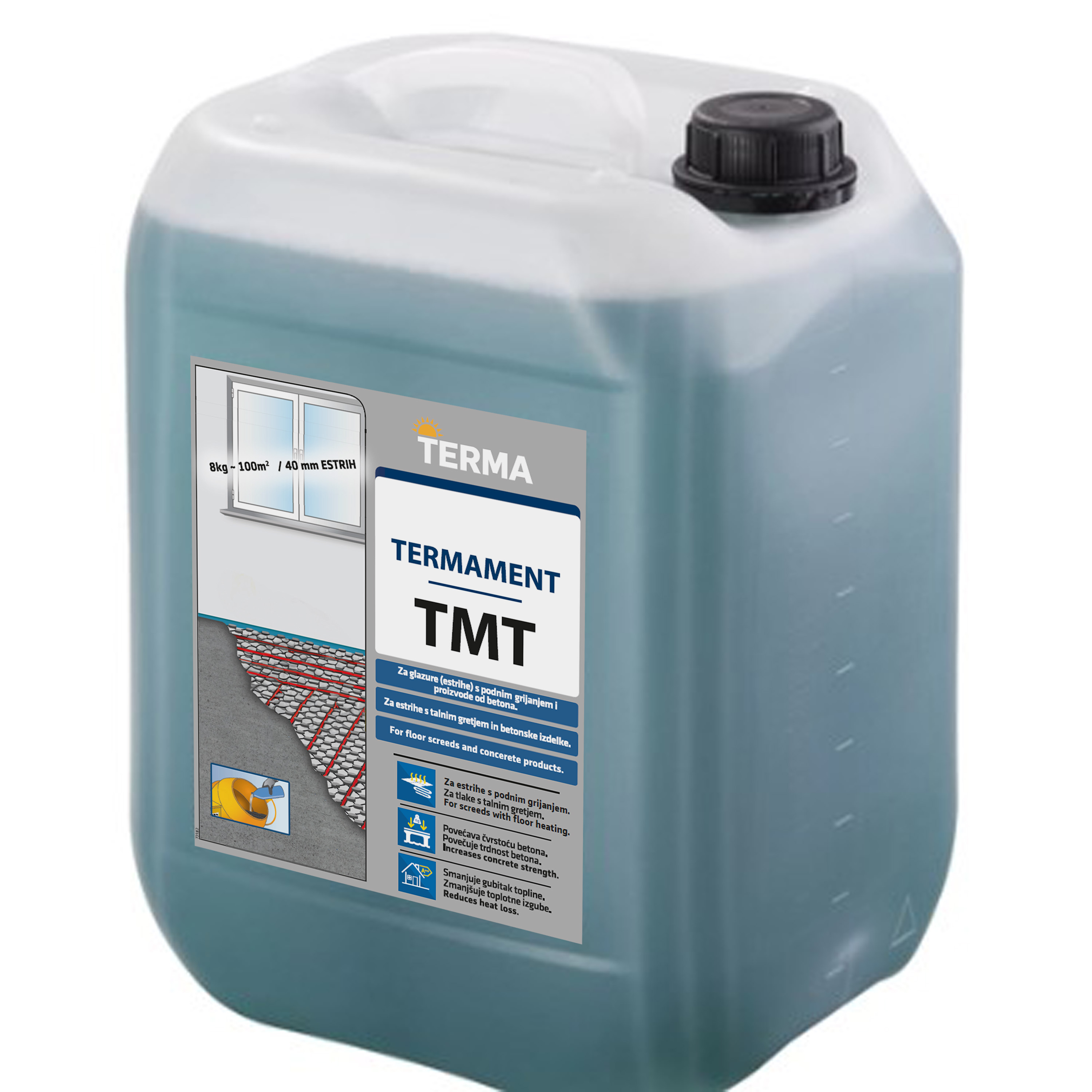 Podno grijanje dodatak cementu Termament, TMT pakiranje 10 kg
