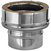 Dimovod Terma Inox adapter dupla stjenka/jednostruka stjenka muški 180/230, 0,5mm