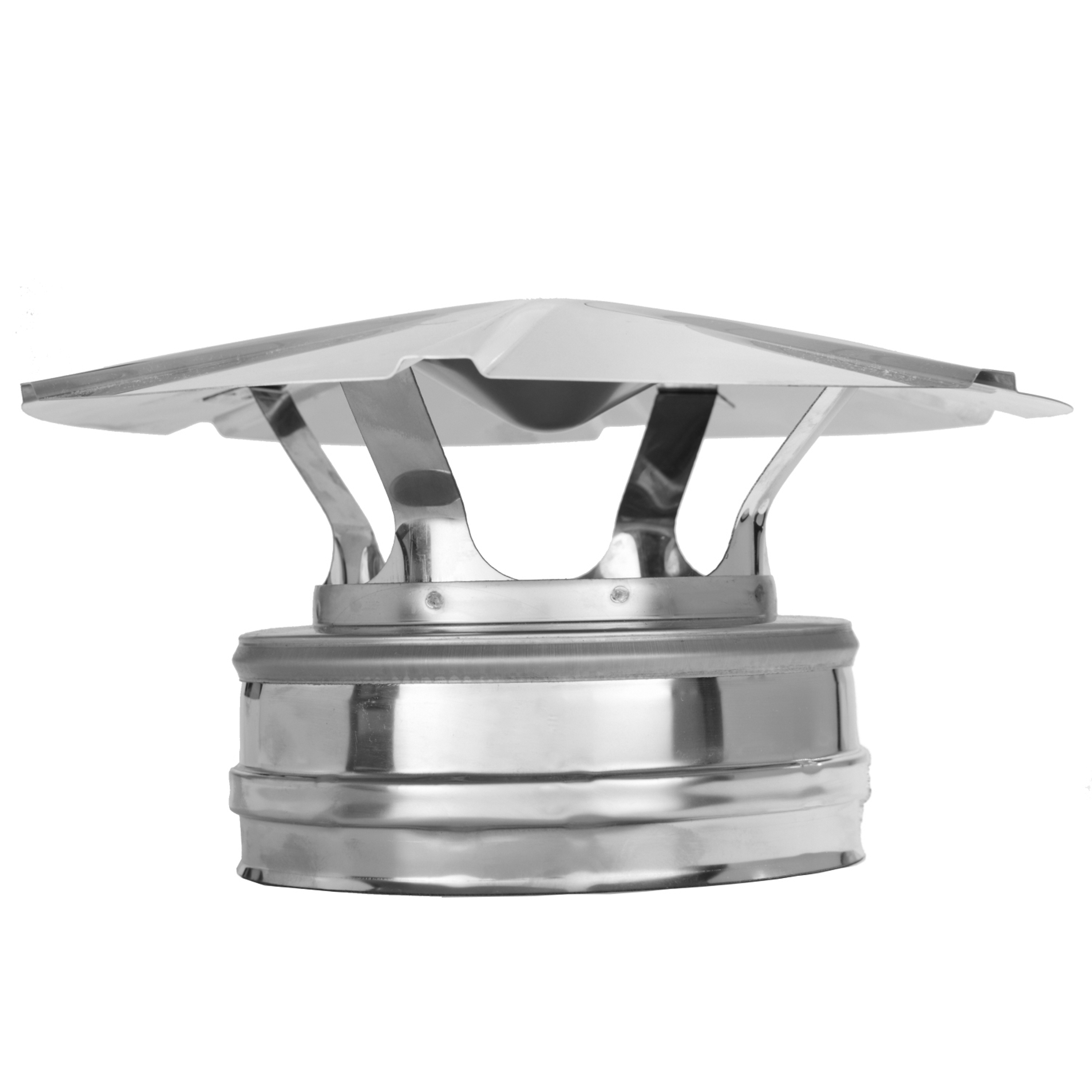 Dimovod Terma Inox kapa izolirana 100/150, 0,5mm, s obujmicom