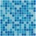 Mozaik pločica May Glass Mosaic Blu, 32,7x32,7 cm, mat, zidna, na mrežici