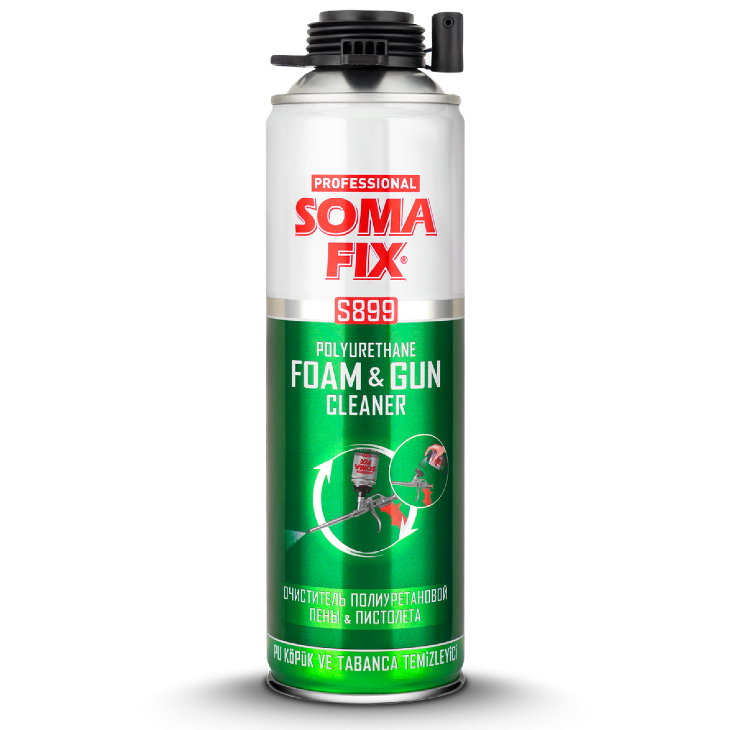 Sredstvo za čiščenje purpen pjene i pištolja za pupen pjenu Somafix, 500 ml