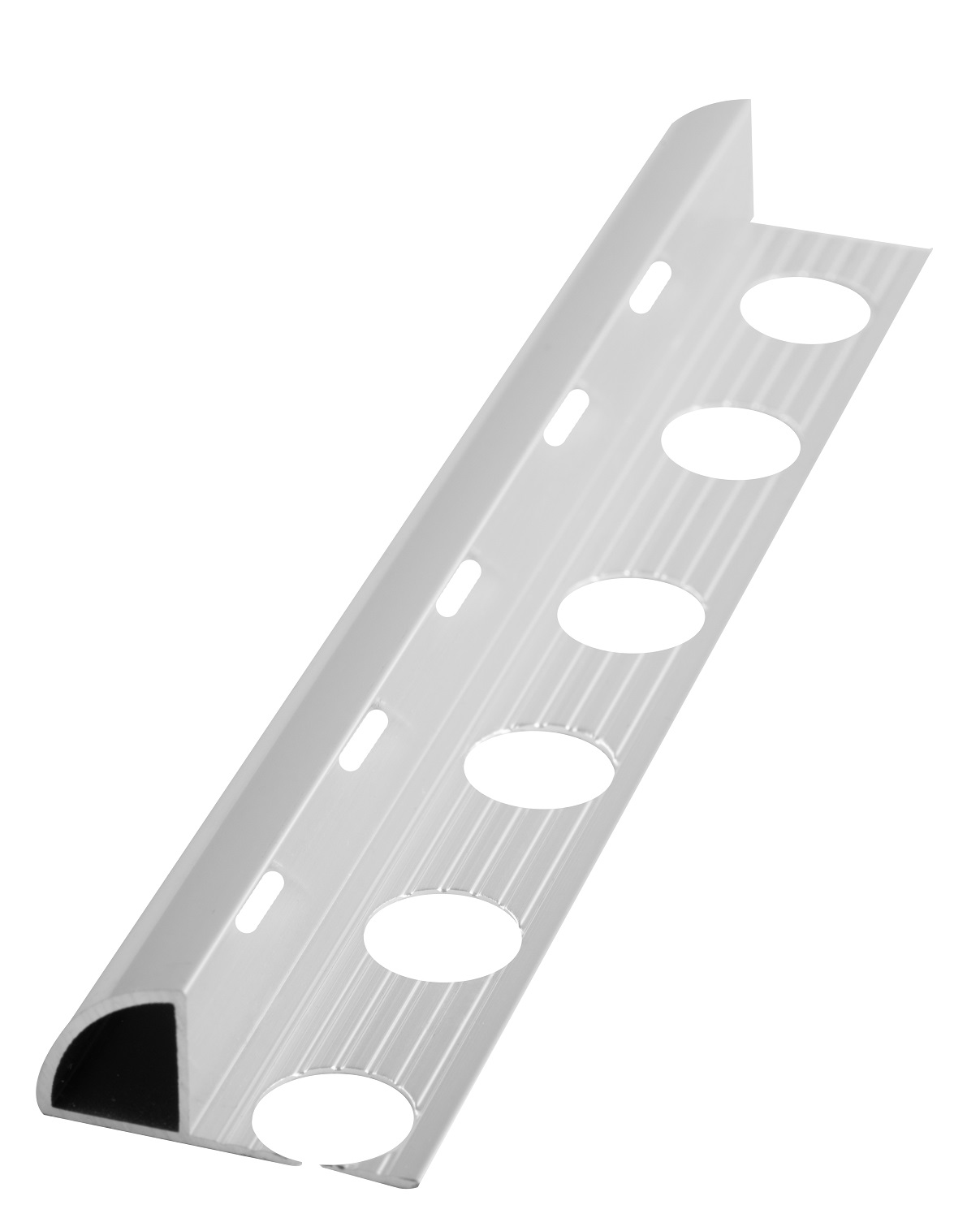 Lajsna zaobljena za vanjski kut Voxort Round Polish, alu, 12 mm, 2,7 m