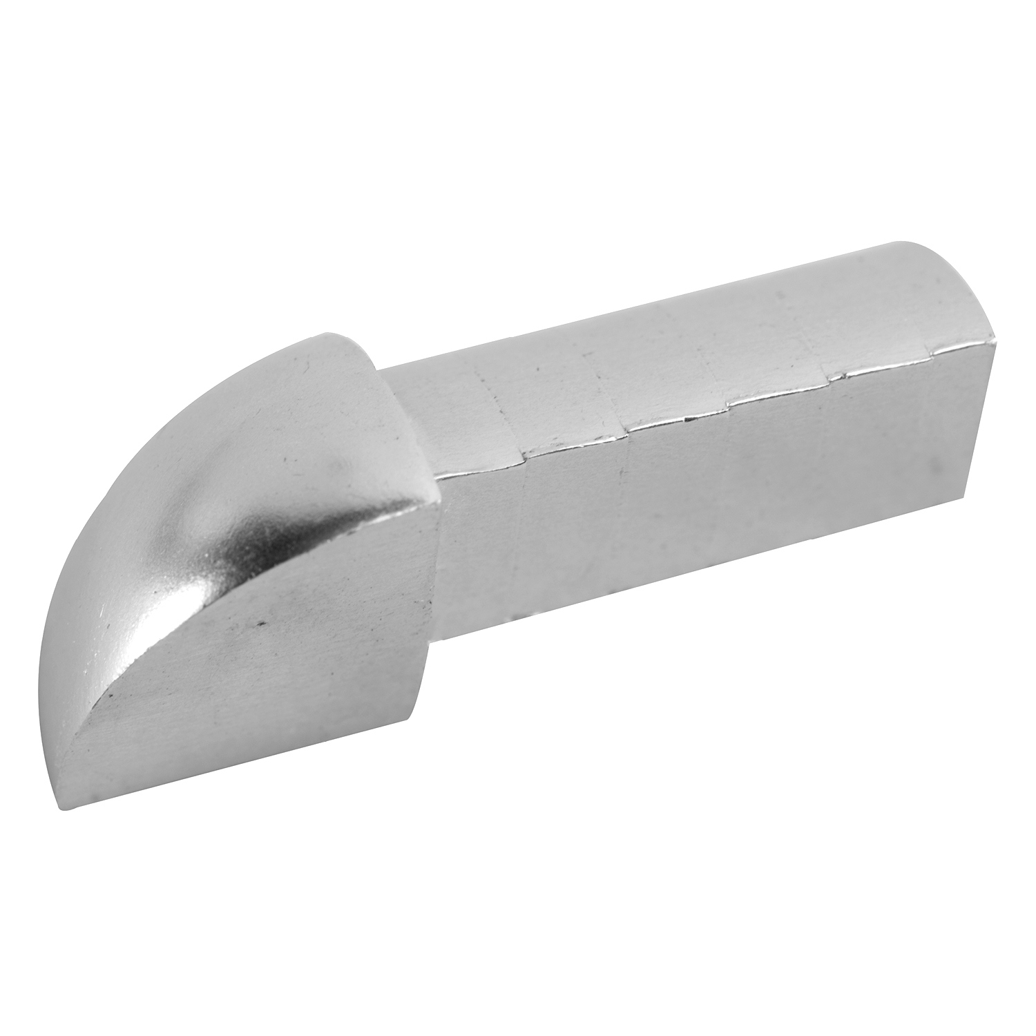 Kut vanjski za zaobljenu lajsnu Voxort Round Polish, aluminijski, 10 mm