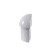 Kut vanjski za zaobljenu lajsnu Voxort Round White, aluminijski, 12 mm