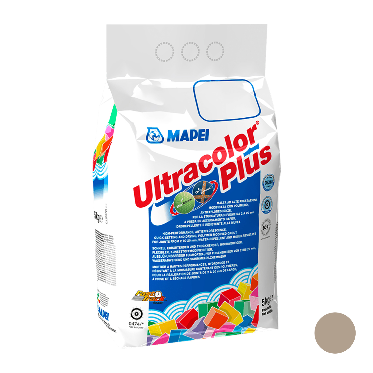 Fugir masa brzovezujuća Mapei Ultracolor Plus N.133 Sand,5 kg