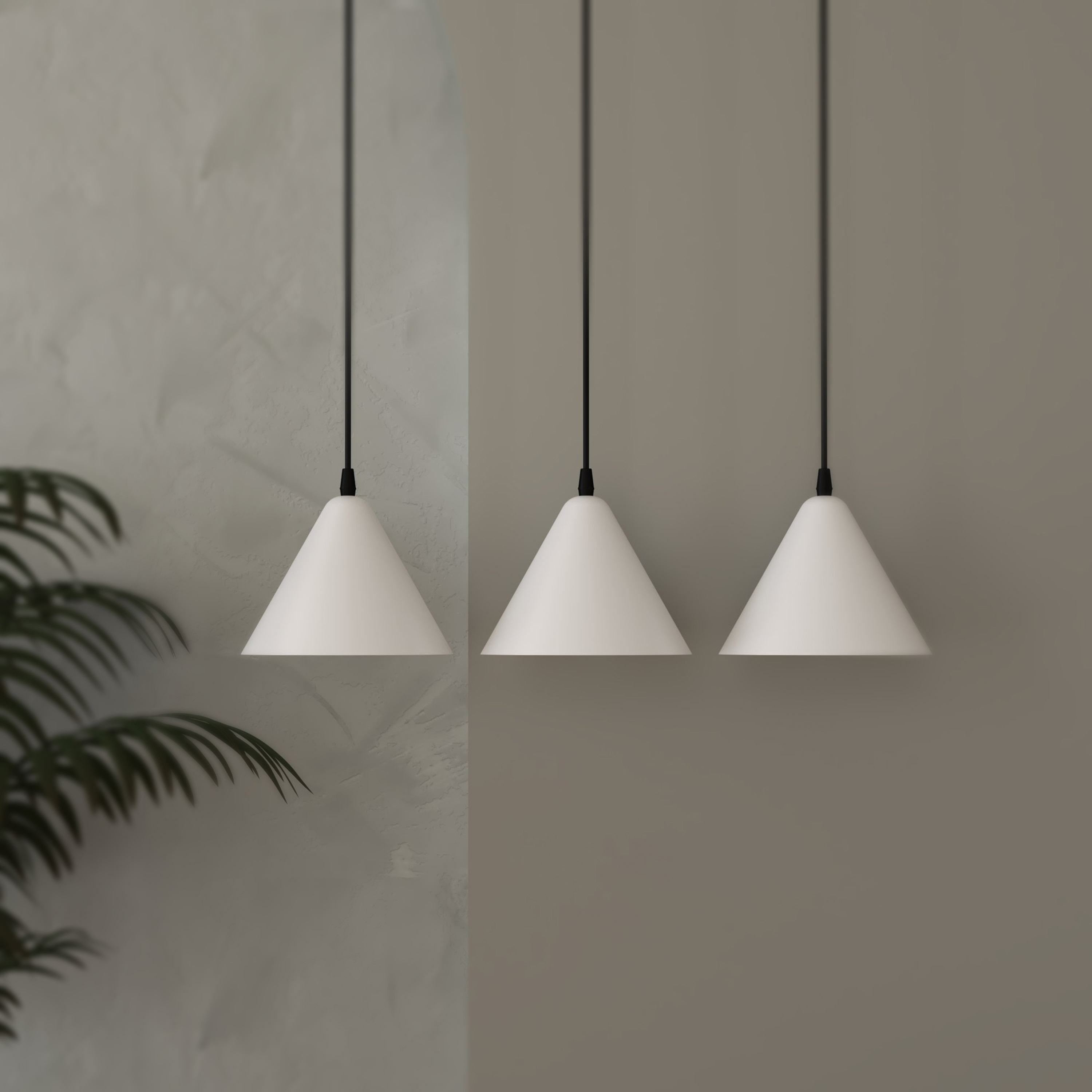 Visilica Zorra Lighting Miranda (linijska, žarulja E27 prihvat, 20 cm) bijela