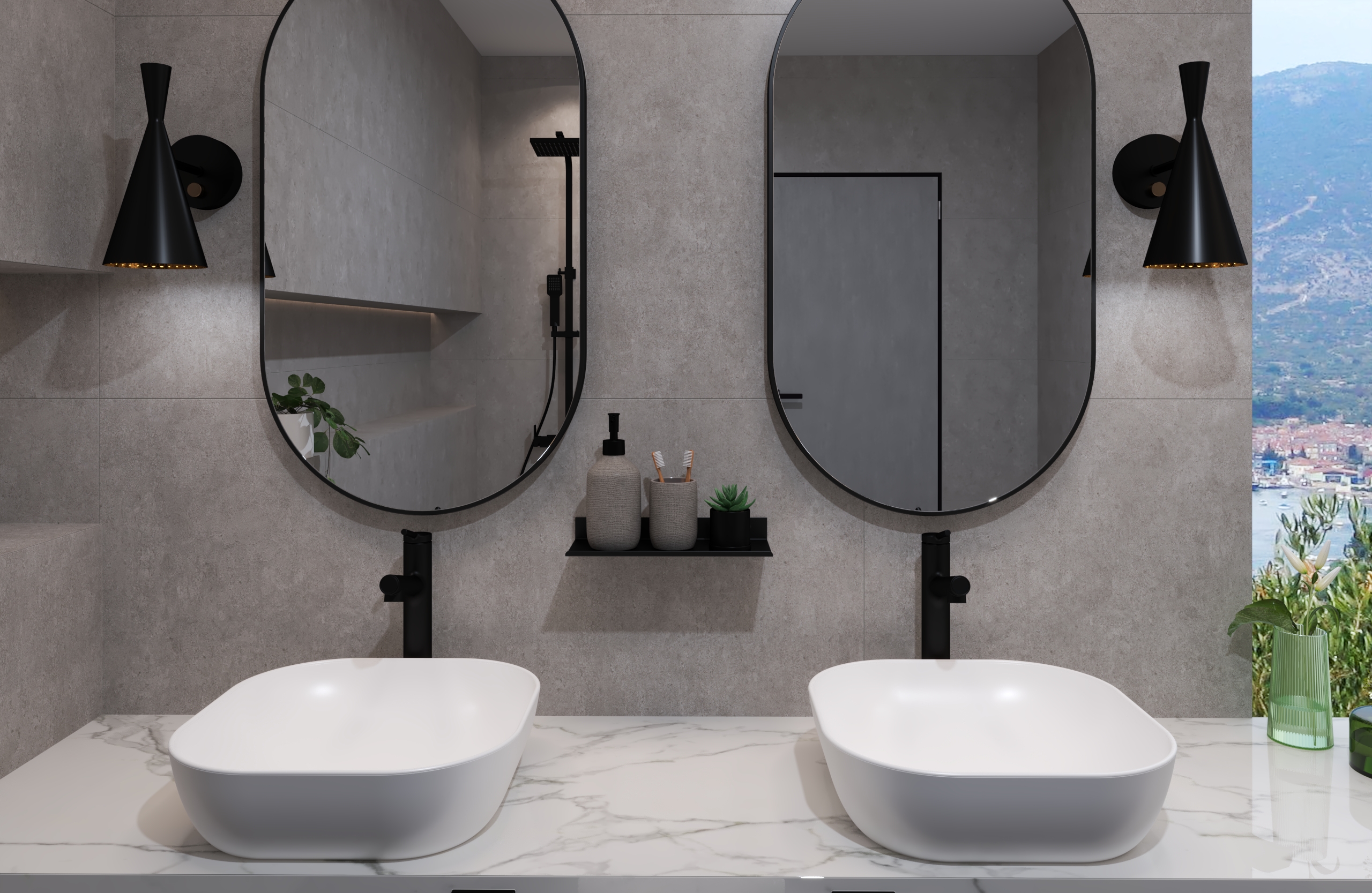 Dozator sapuna Voxort Cora, Gray