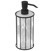 Dozator sapuna Voxort Ring, Black/White