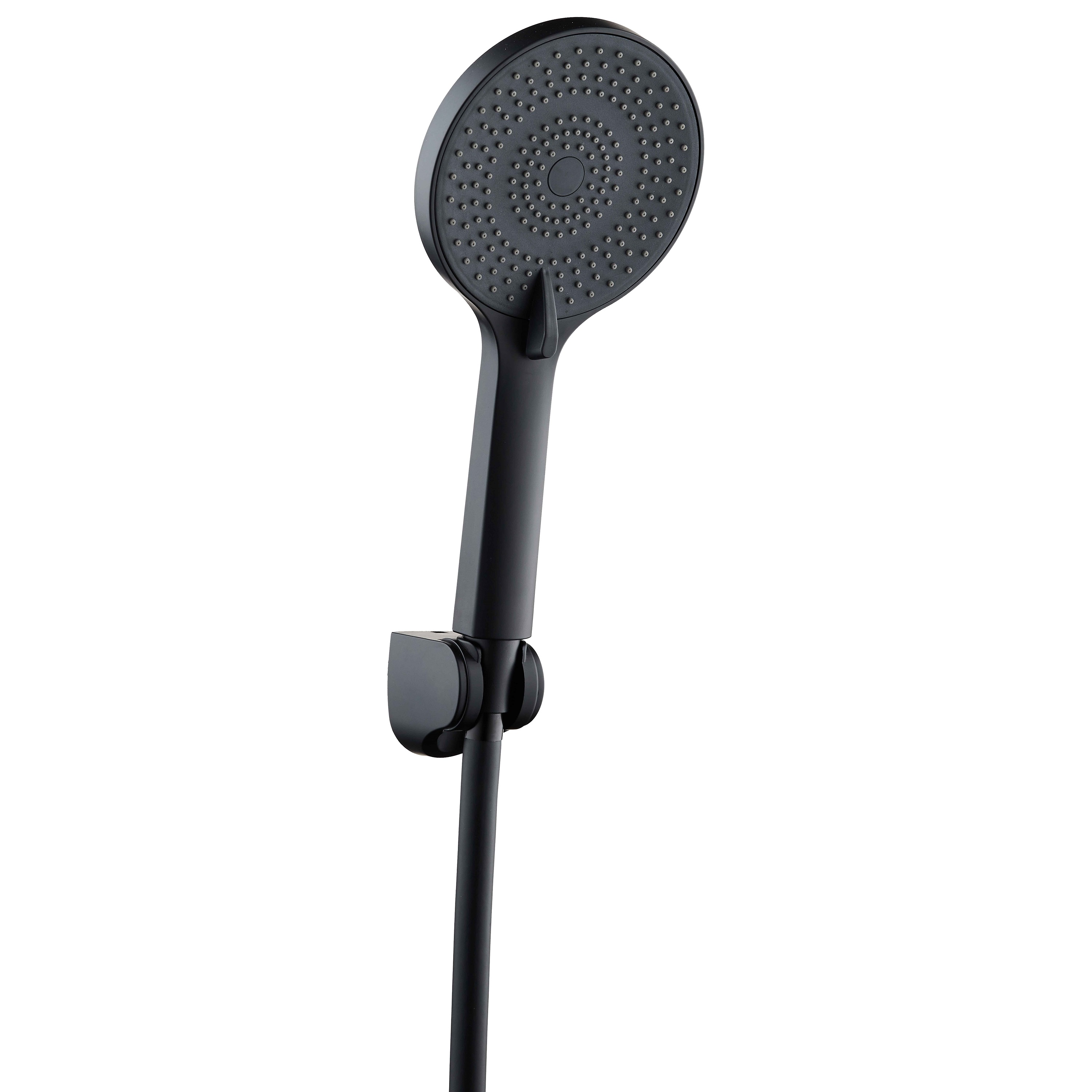 Tuš set Voxort Josie Black, 3 funkcije, crijevo tuša PVC 150 cm, crna