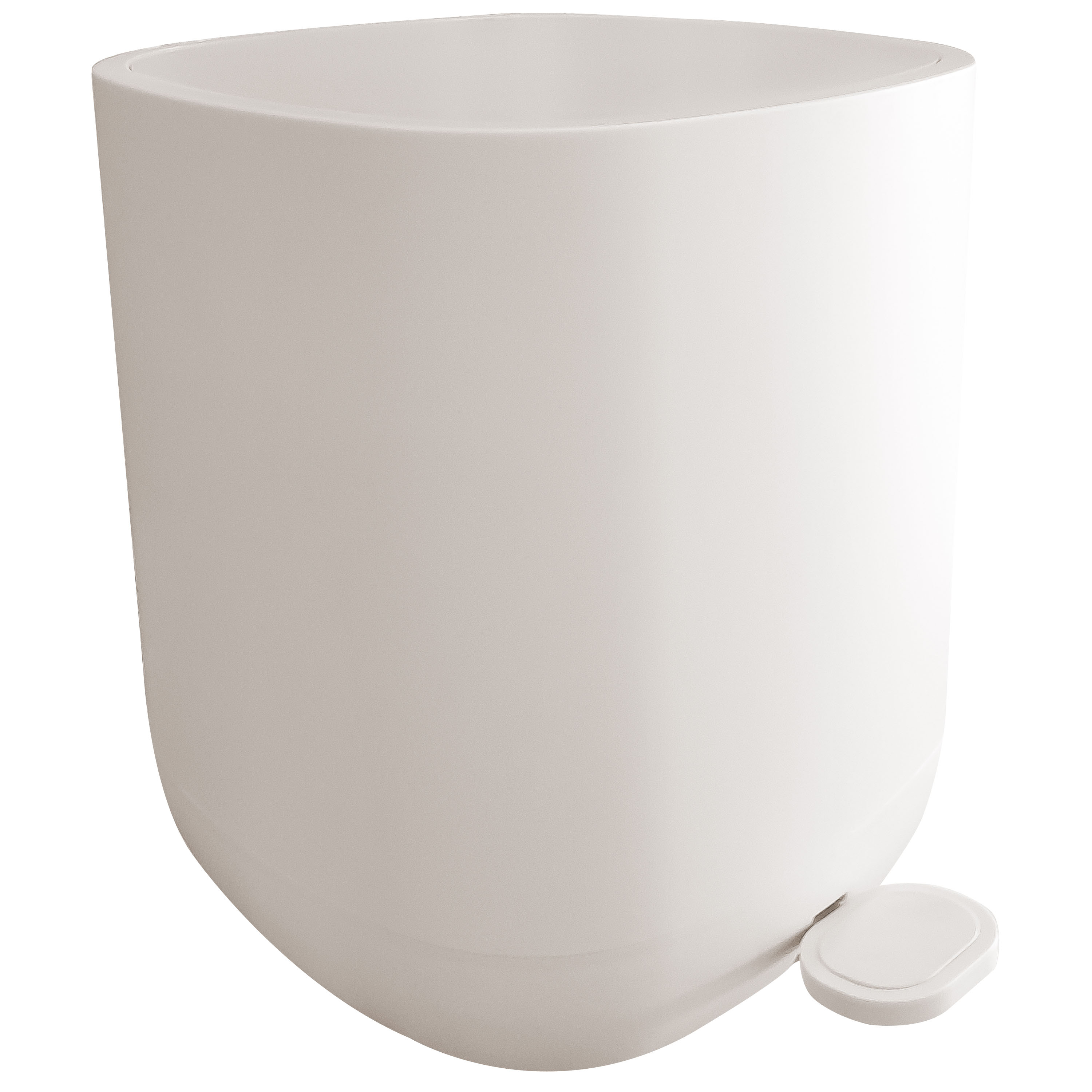 Kanta s poklopcem Voxort Square, 5 l, cream