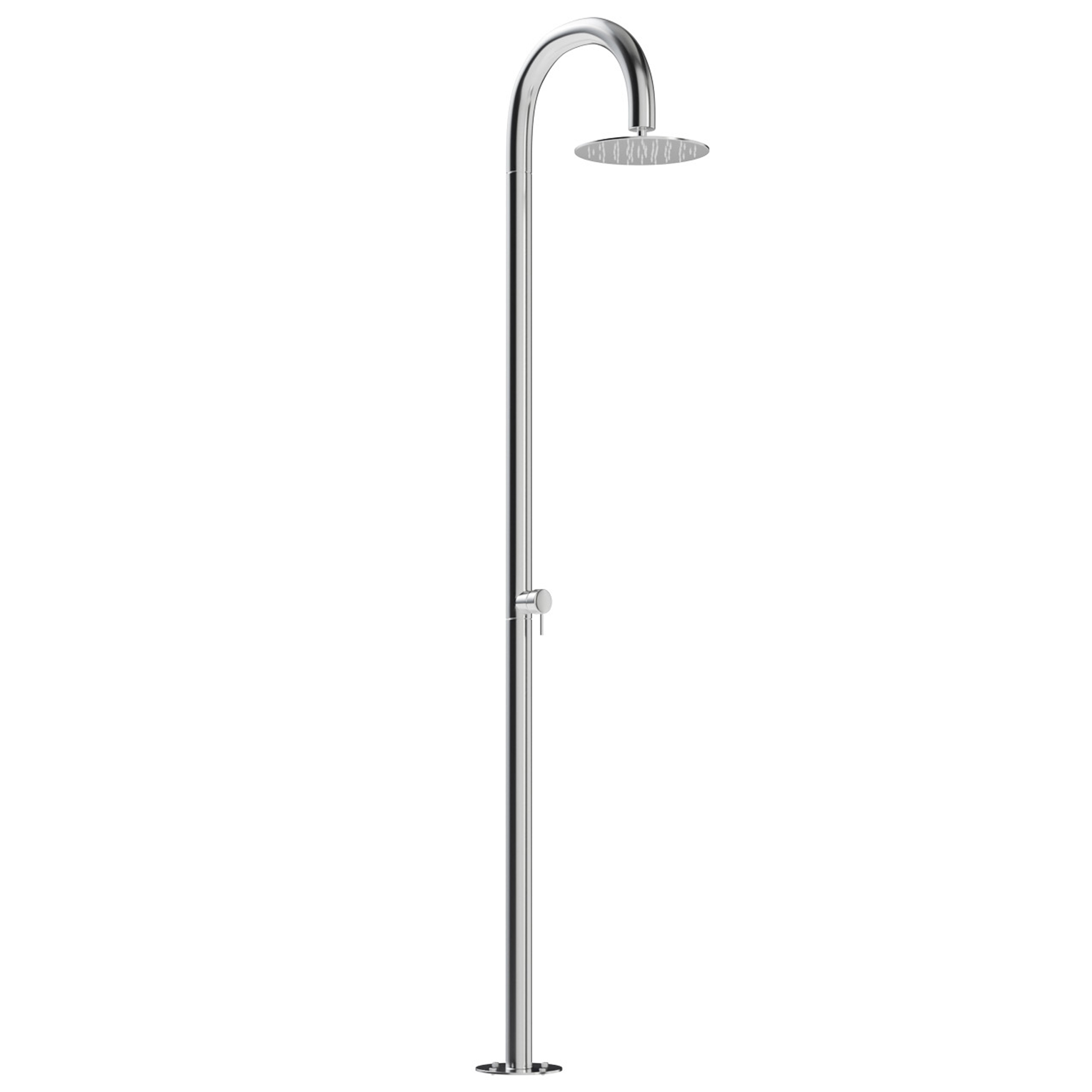 Tuš vanjski Aquaprestigio Lex, sa miješalicom, inox 304