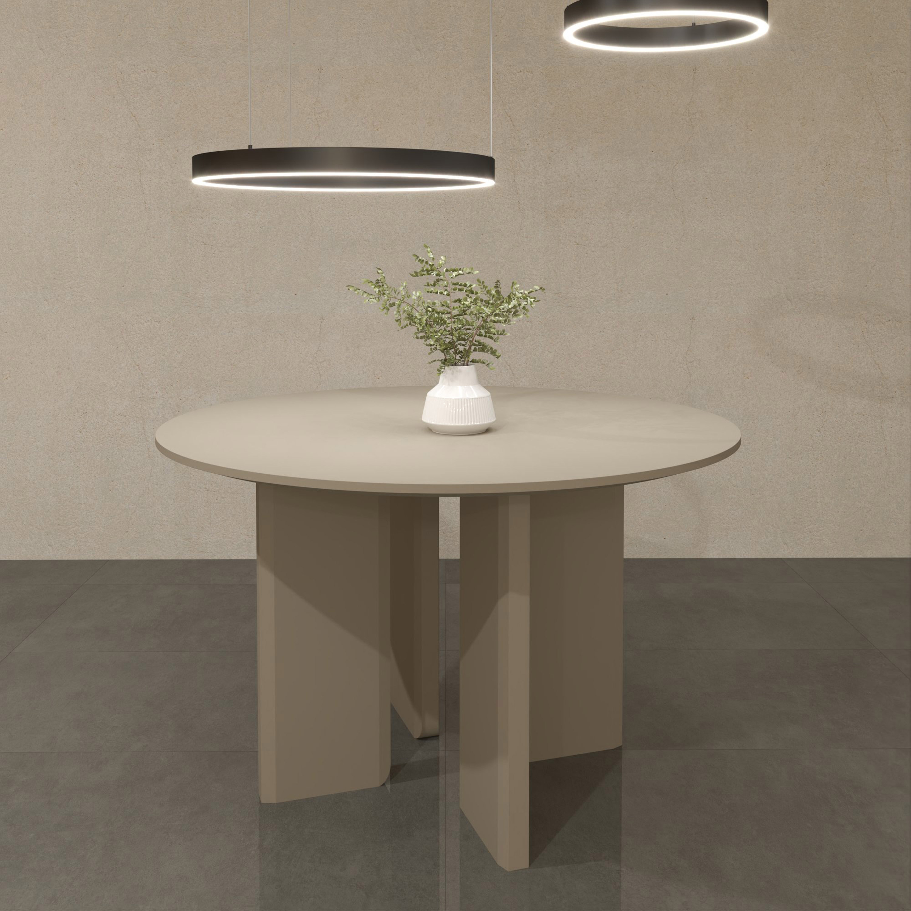 Stol blagovaonski korra Ivy, okrugli, 120x75