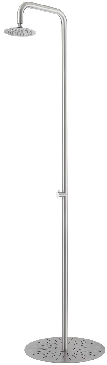 Tuš vanjski Aquaprestigio Rio, samo hladna voda, inox