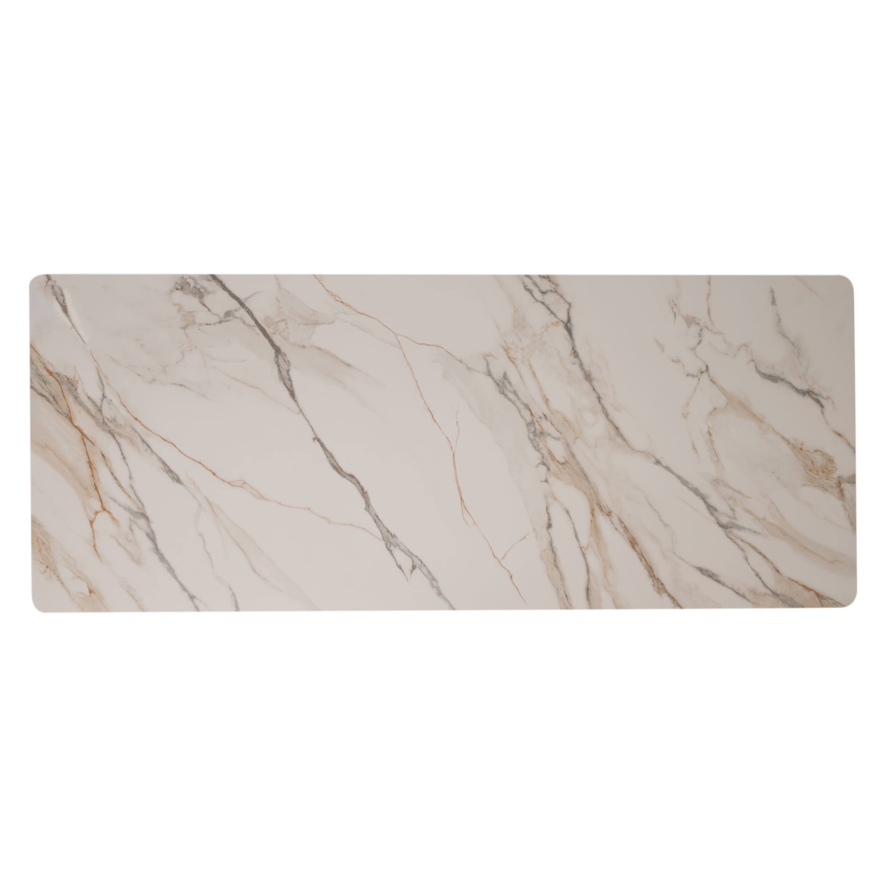 Ploča za stol Concepto Square Gold White Polish, 200x80 cm