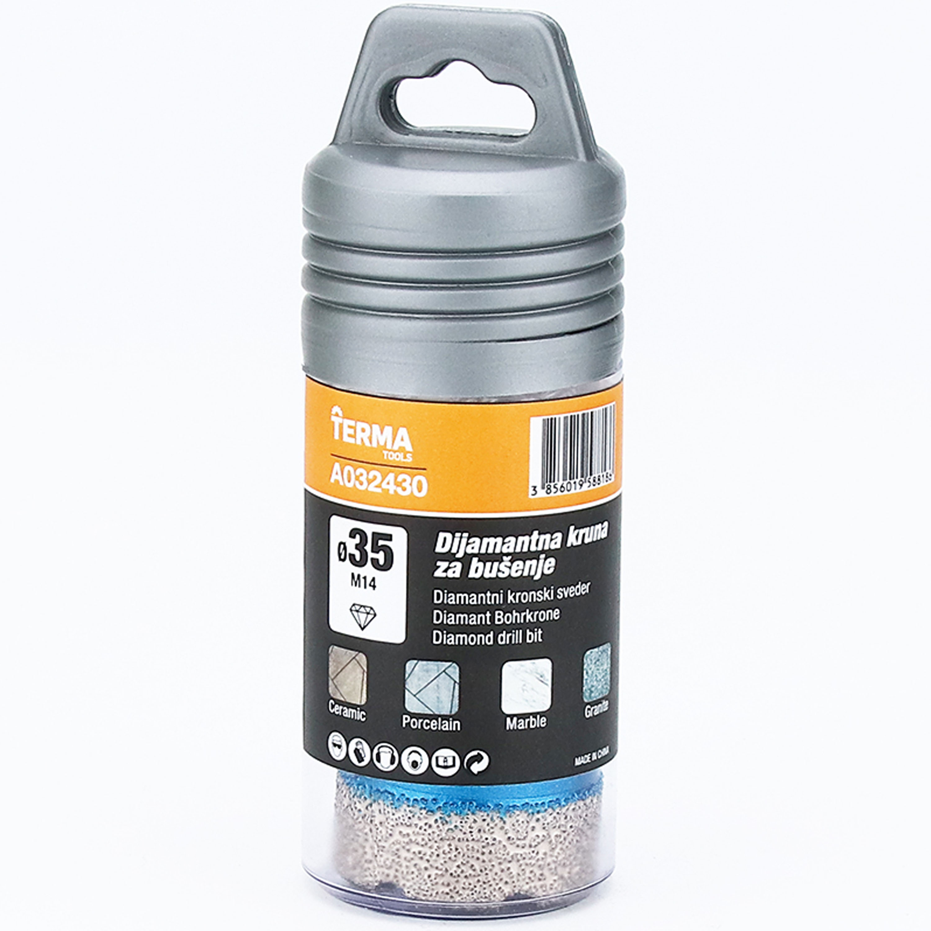 Dijamantna kruna TermaTools,  M14, 35 mm