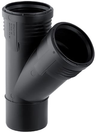PP račva niskošumna Geberit Silent, 75/50 mm 45°