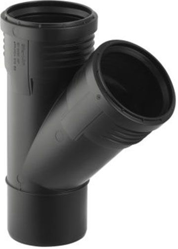 PP račva niskošumna Geberit Silent, 50 mm 45°