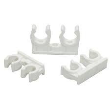 Obujmica cijevna dvostruka Terma, 28 mm, PVC