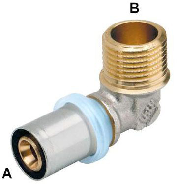 Alupex koljeno prijelaz Rbm, 20 mm-1/2