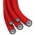 Alupex cijev Rbm Tita-fix, 16x2 mm, sa crvenom izolacijom 6 mm, 50 m