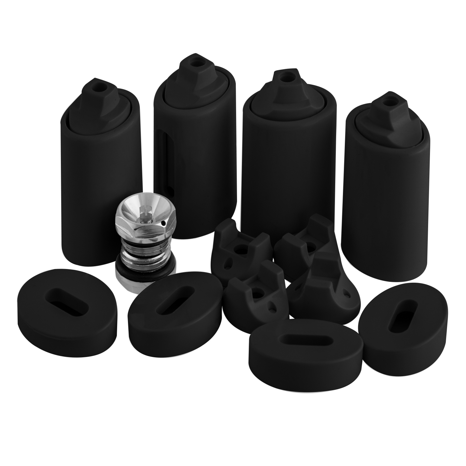 Nosač za radijator kupaonski TermaBad Black, crni, za R01