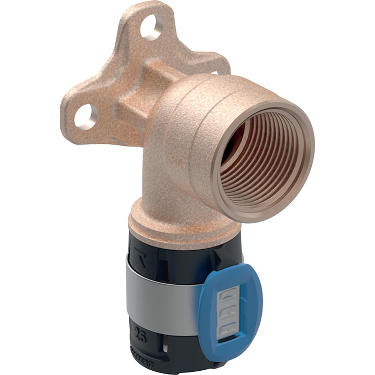 Alupex pločica Geberit FlowFit, 16 mm-1/2