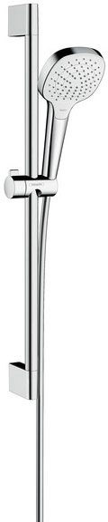 Tuš set Hansgrohe Croma Select E White/Chrome, 65 cm