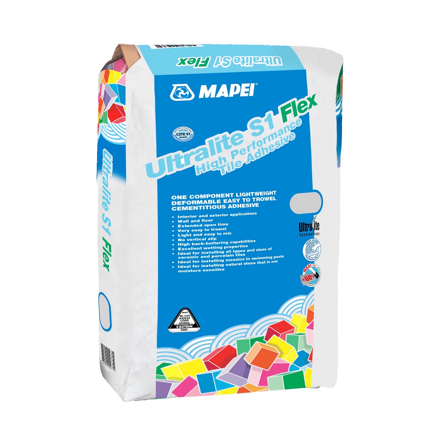 Ljepilo fleksibilno Mapei Ultralite S1 Flex White (C2TE S1), 15 kg