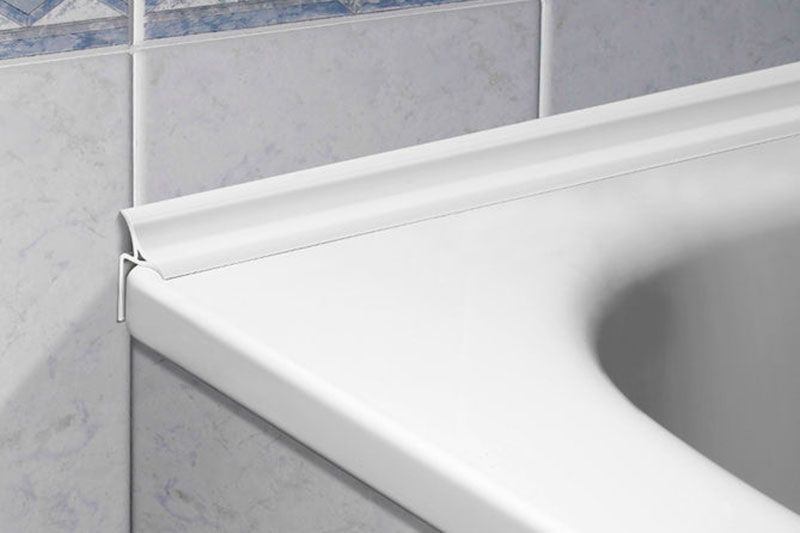 Lajsna kutna Profilpas Sanibord, PVC, bijela, 2,7 m