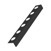 Lajsna L profil Voxort Black, alu, 12 mm, 2,7 m