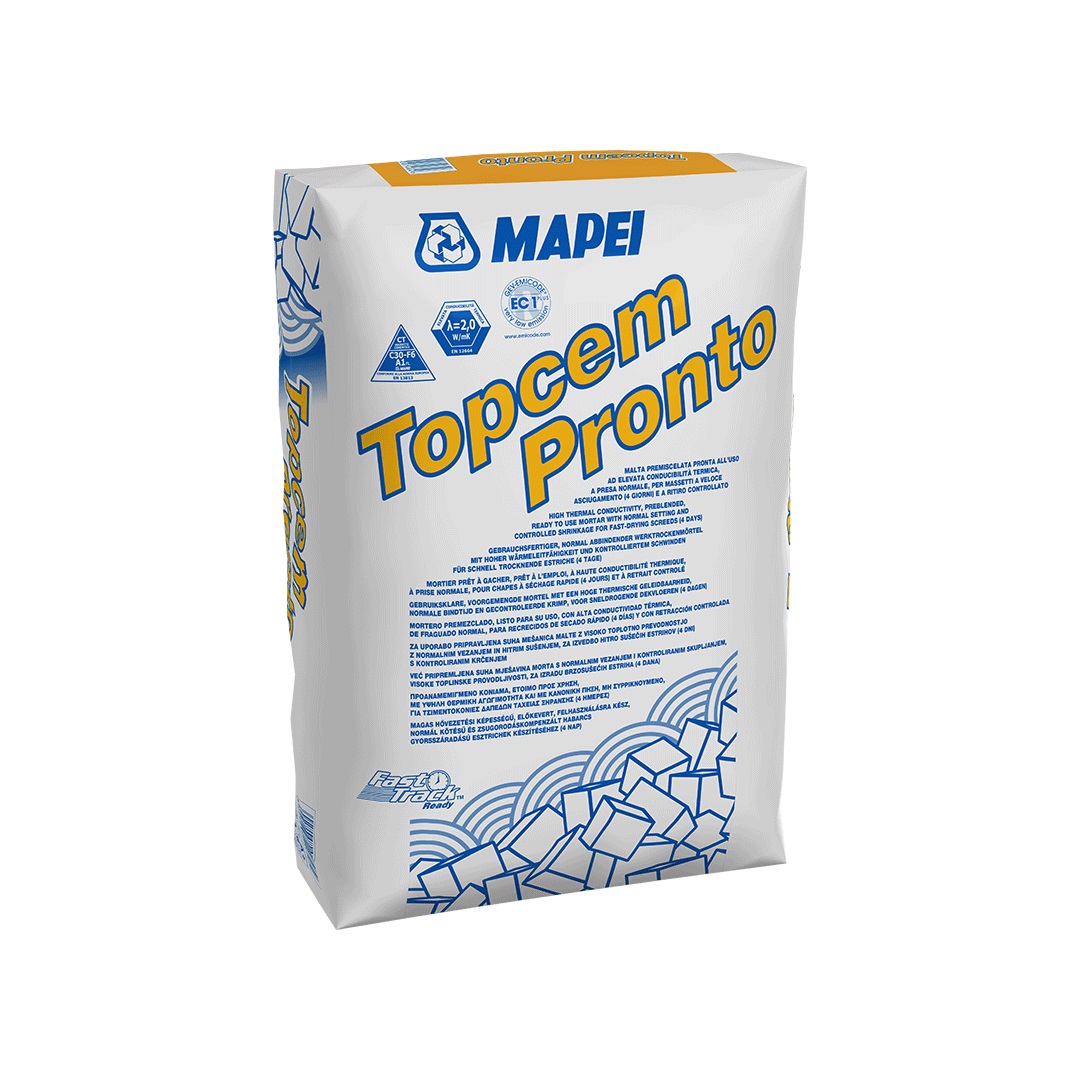 Glazura Mapei Topcem Pronto, gotova, brzosušeća (4 dana), normalno vezujuća, 25 kg