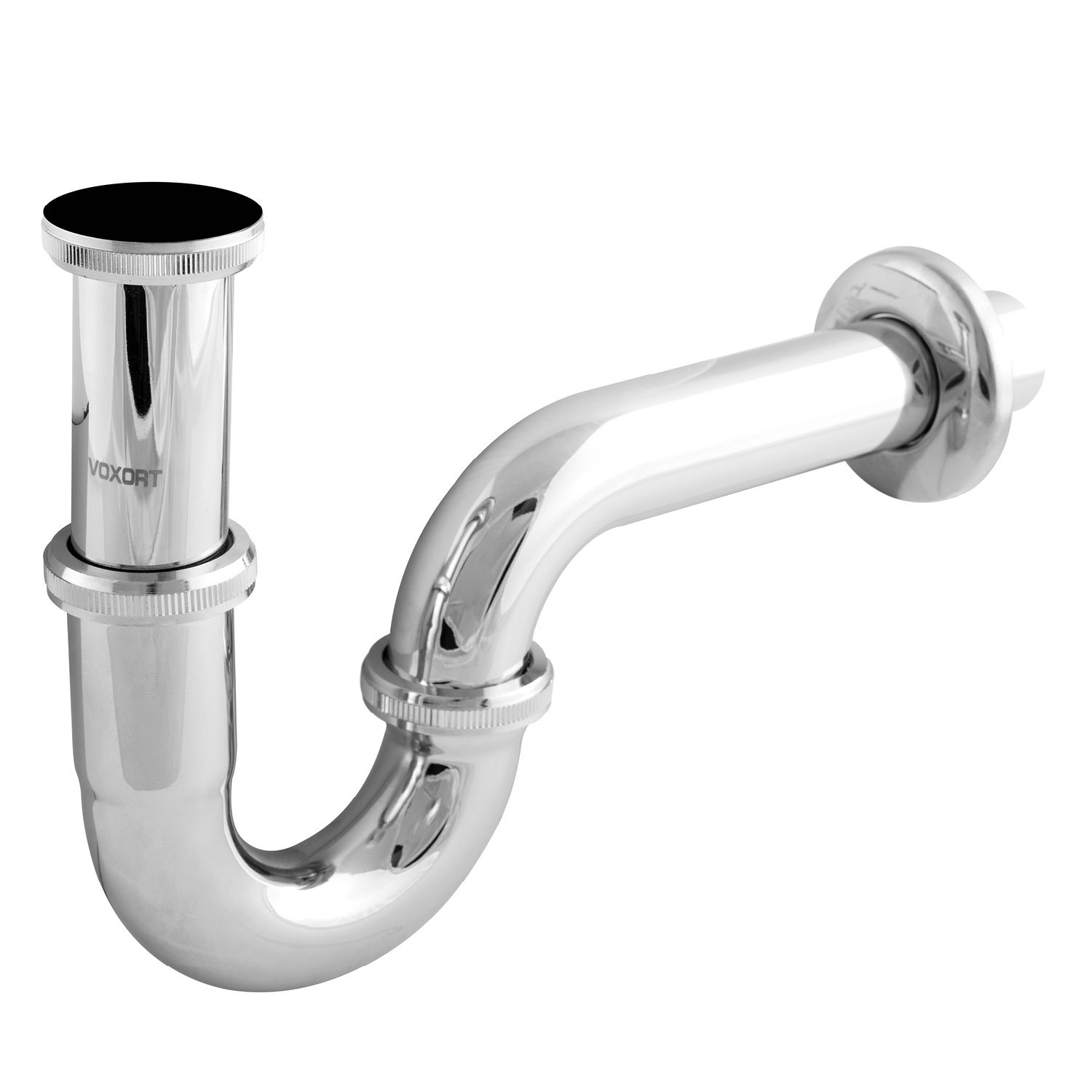 Donji dio sifona za umivaonik Voxort, mesing niklani