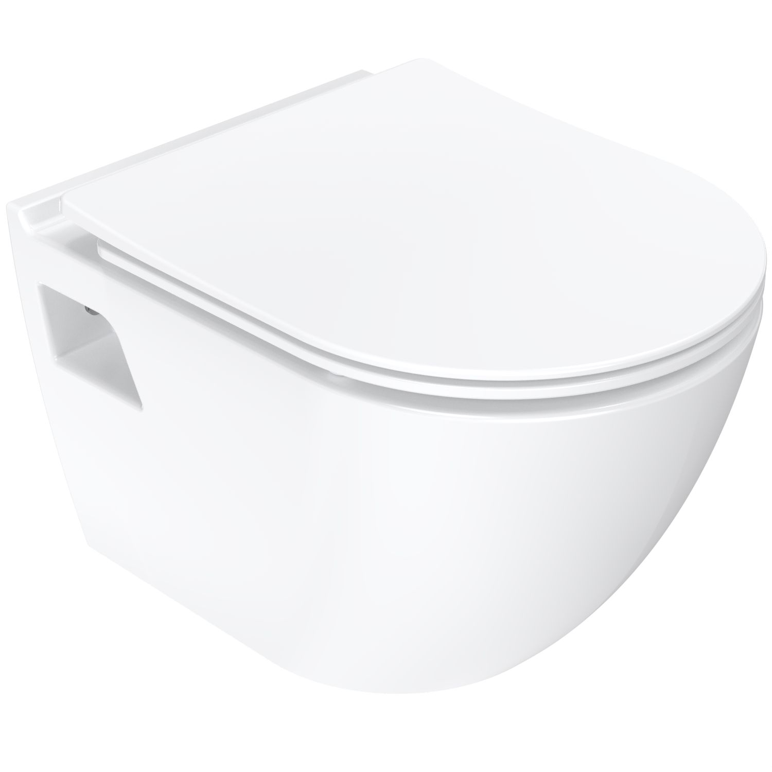 Toaletna školjka viseća Concepto Smart S12, bez daske, 48,5 cm