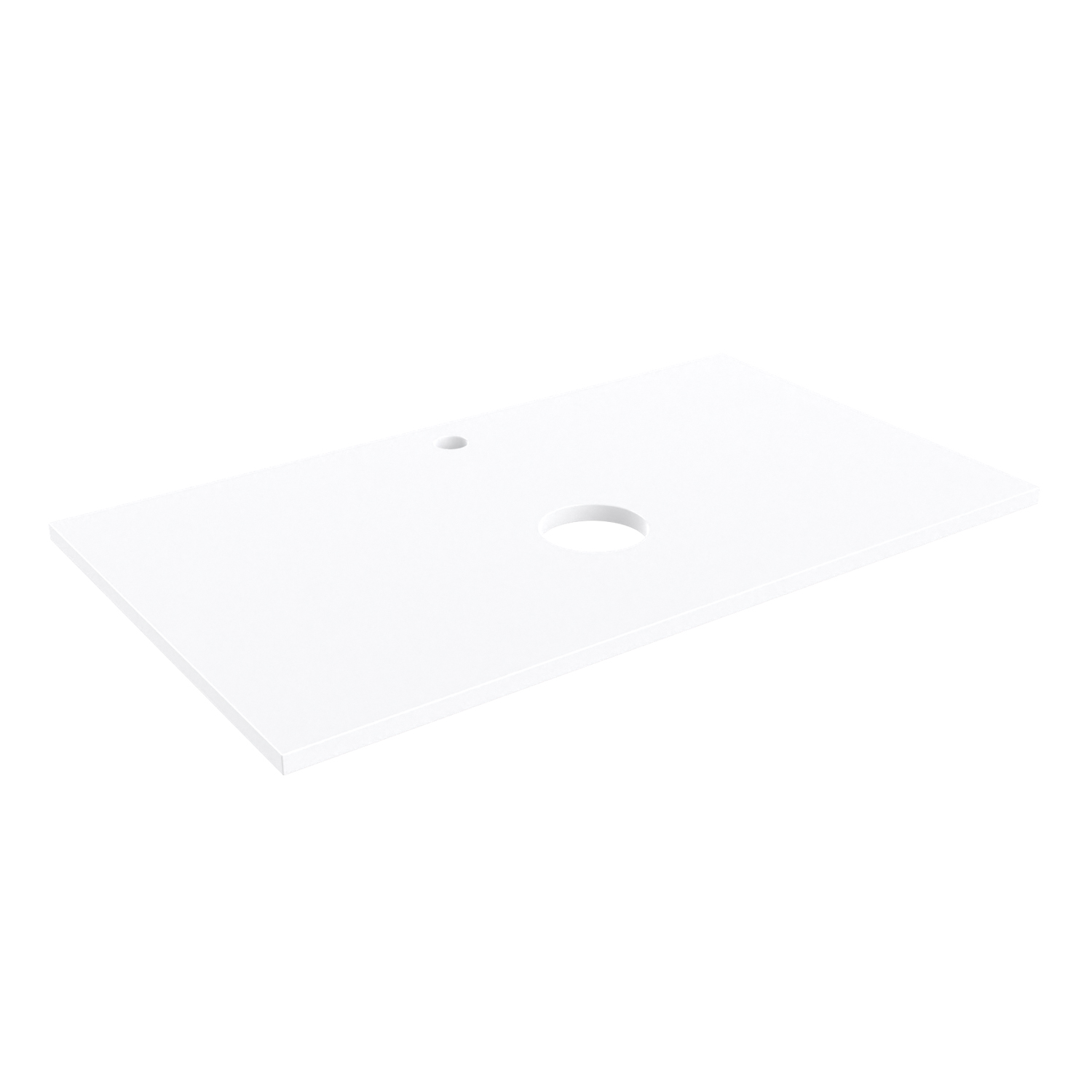 Ploča za nadgradni umivaonik Concepto+ Stone Glass A, 81x47x1,8 cm