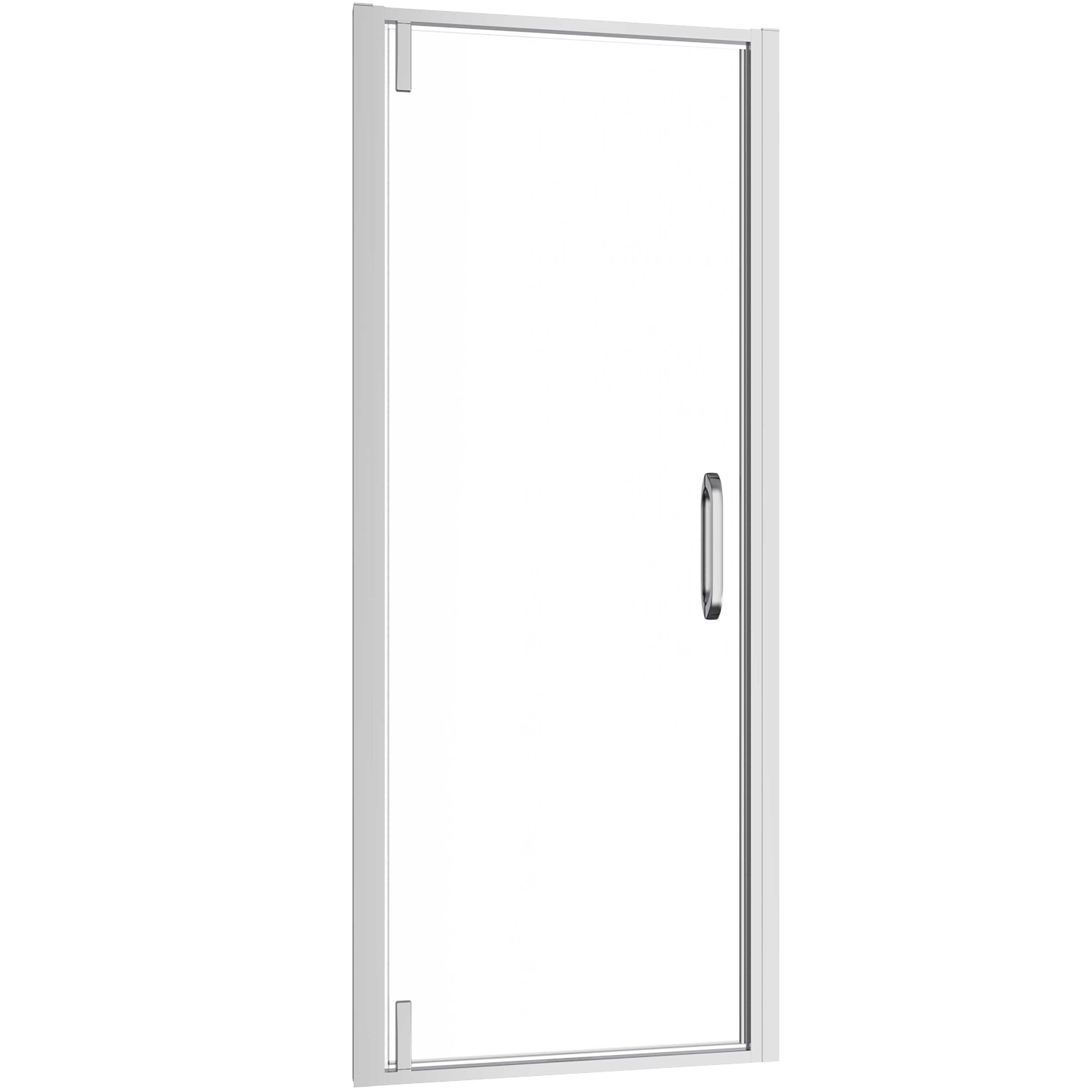 Tuš vrata jednokrilna Voxort Pro Premium PE1-line, 80x195, prozirno/krom