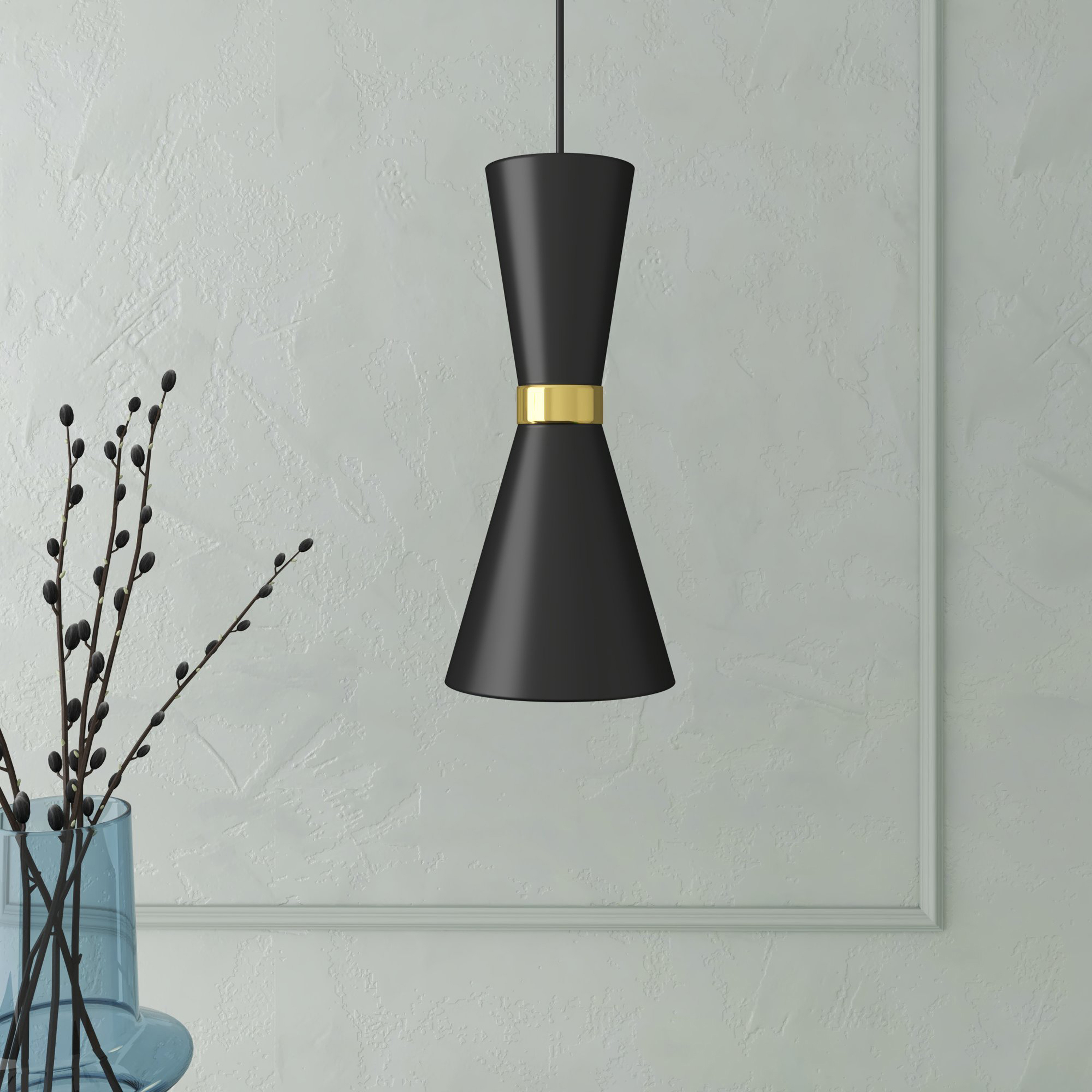 Luster Zorra Lighting Kitty (žarulja E27, D16 cm) crno/bijeli