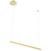 Visilica od 22 W Zorra Lighting Iva (3000 K, IP20, 1130x15x45 mm) zlatna