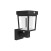 LED Solarna zidna lampa Zorra lighting Pondero (1000lm, 2000mAh, 16x1W, IP44) crna