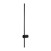 Zidna lampa Zorra Lighting Murus (12W, IP20, 60x850mm) crna