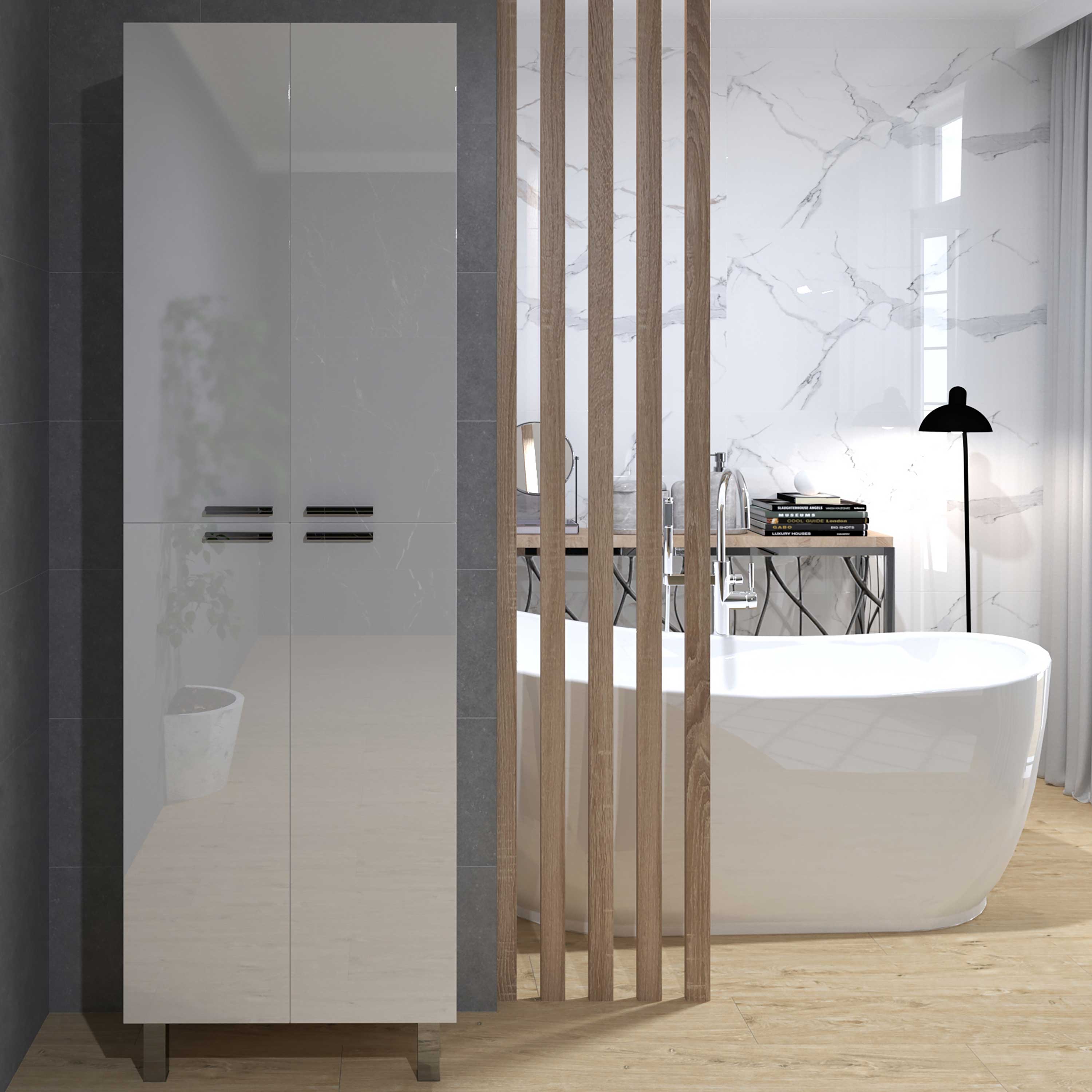 Kupaonski ormarić Concepto Basic Sara, 60x190x30 cm, stojeći