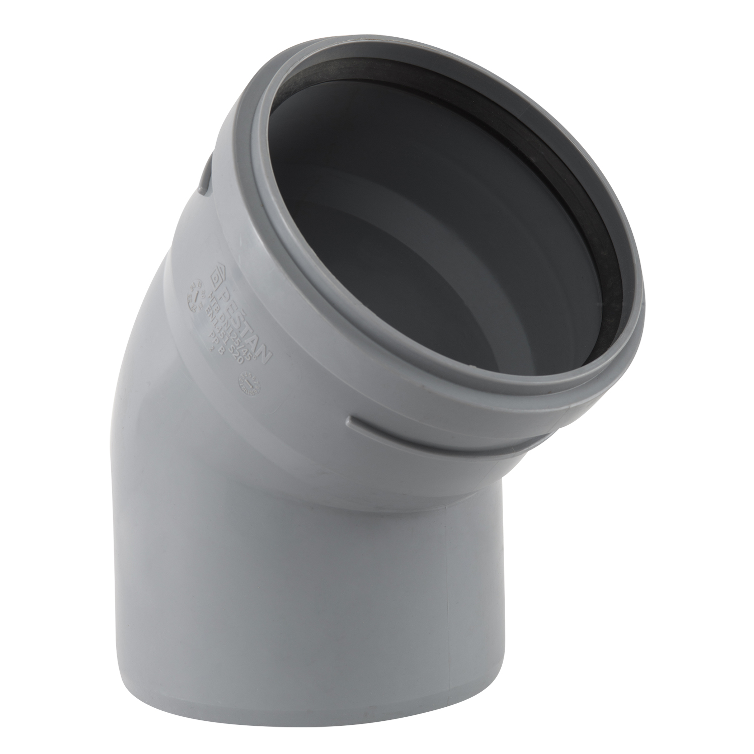 PP koljeno Peštan, 125 mm 45°