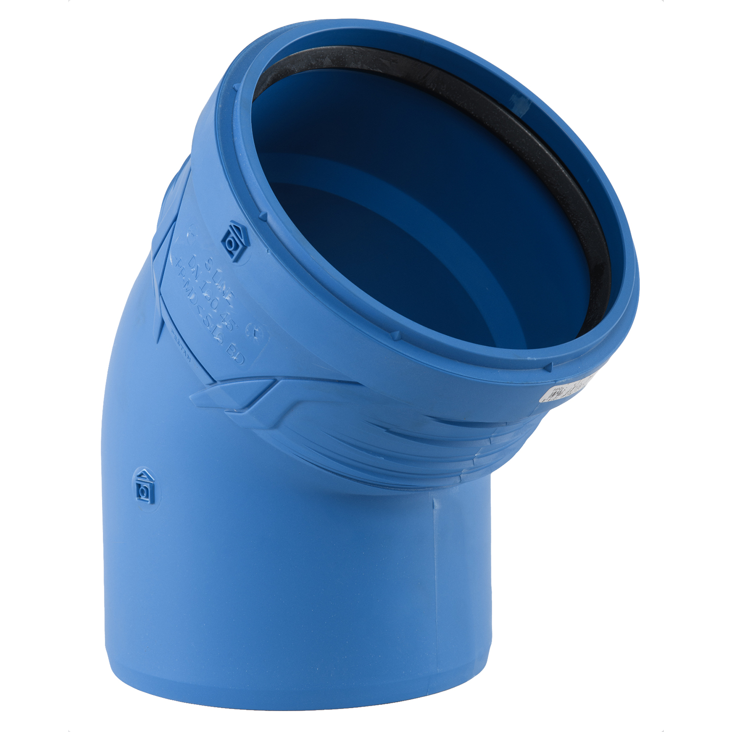 PP koljeno niskošumno Peštan S-line, 160 mm 45°