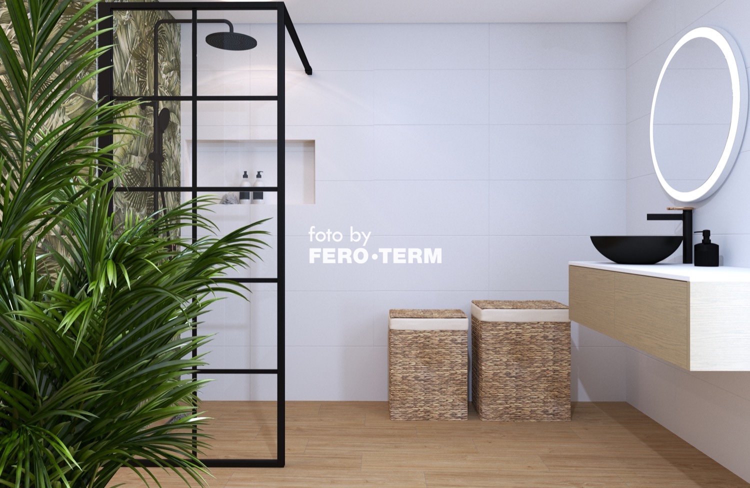 Košara za rublje Voxort Natur S, 36x26x50 cm