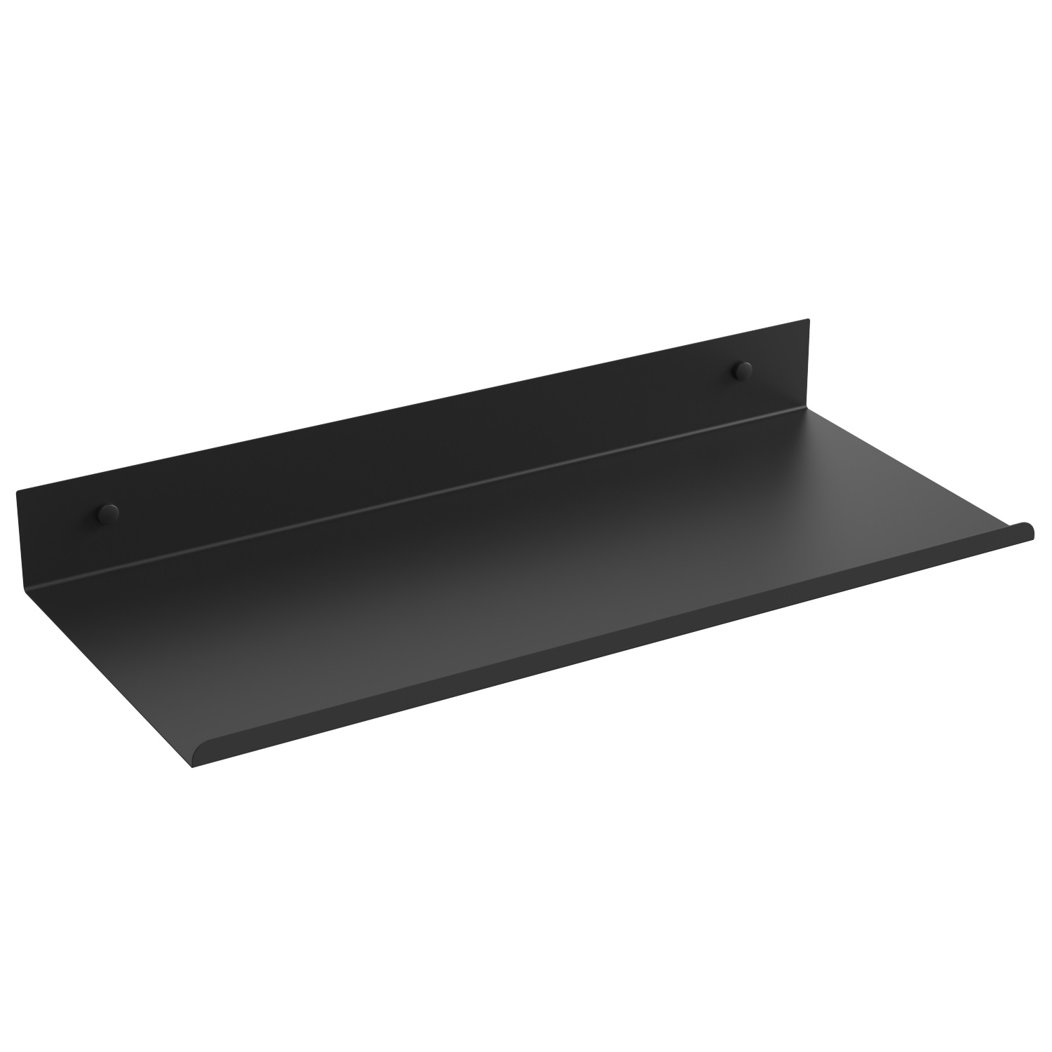 Polica Voxort 750, 13x30 cm, inox, crna