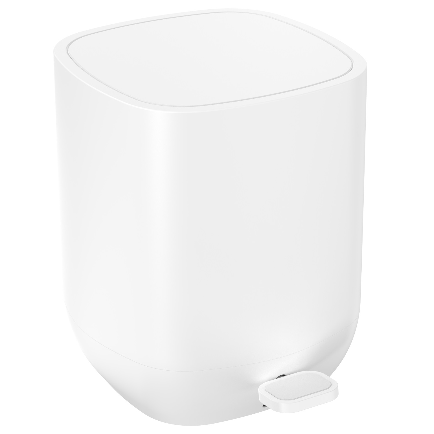 Kanta s poklopcem Voxort Square, 5 l, bijela