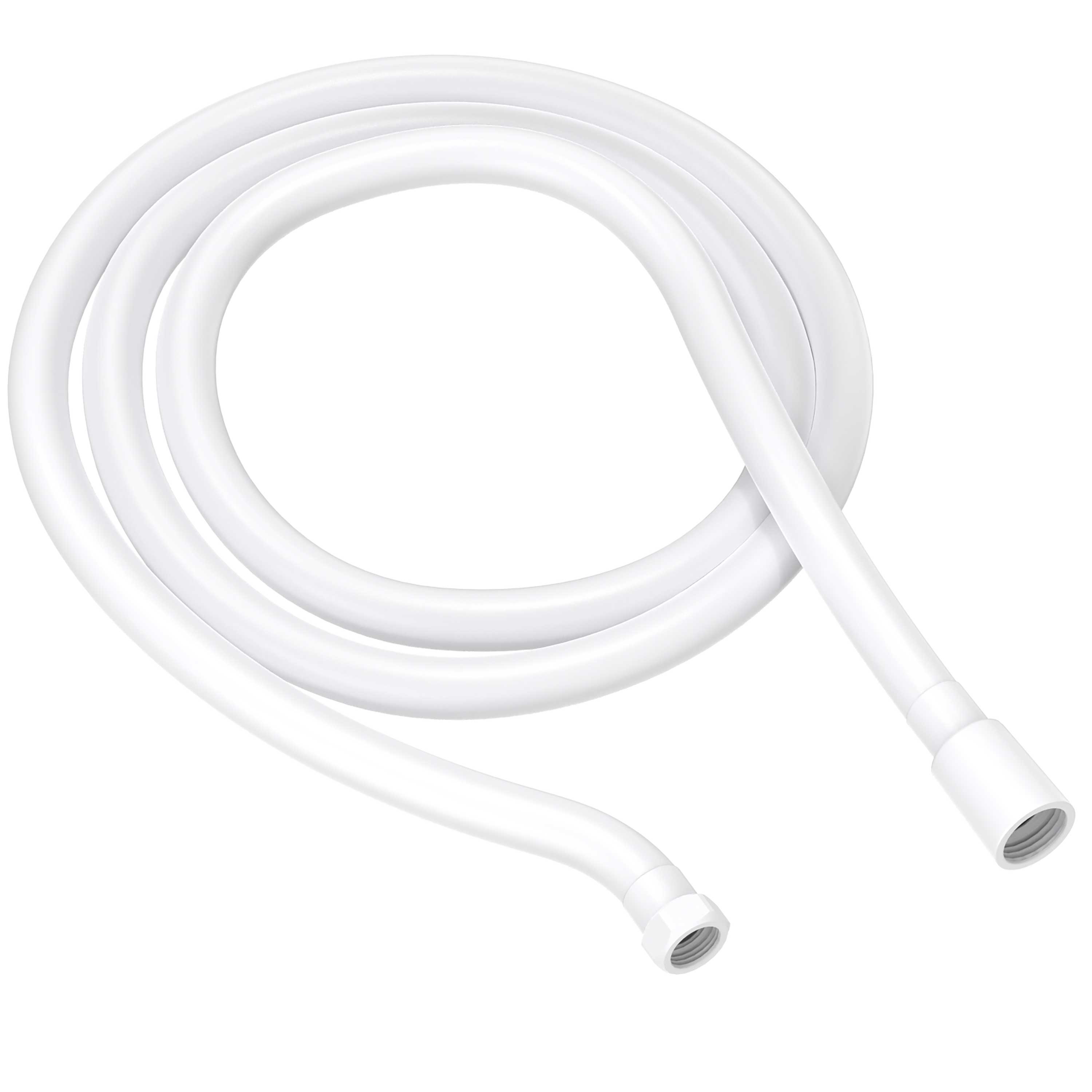 Tuš crijevo Voxort, blister, 150 cm, PVC, anti-twist, bijela