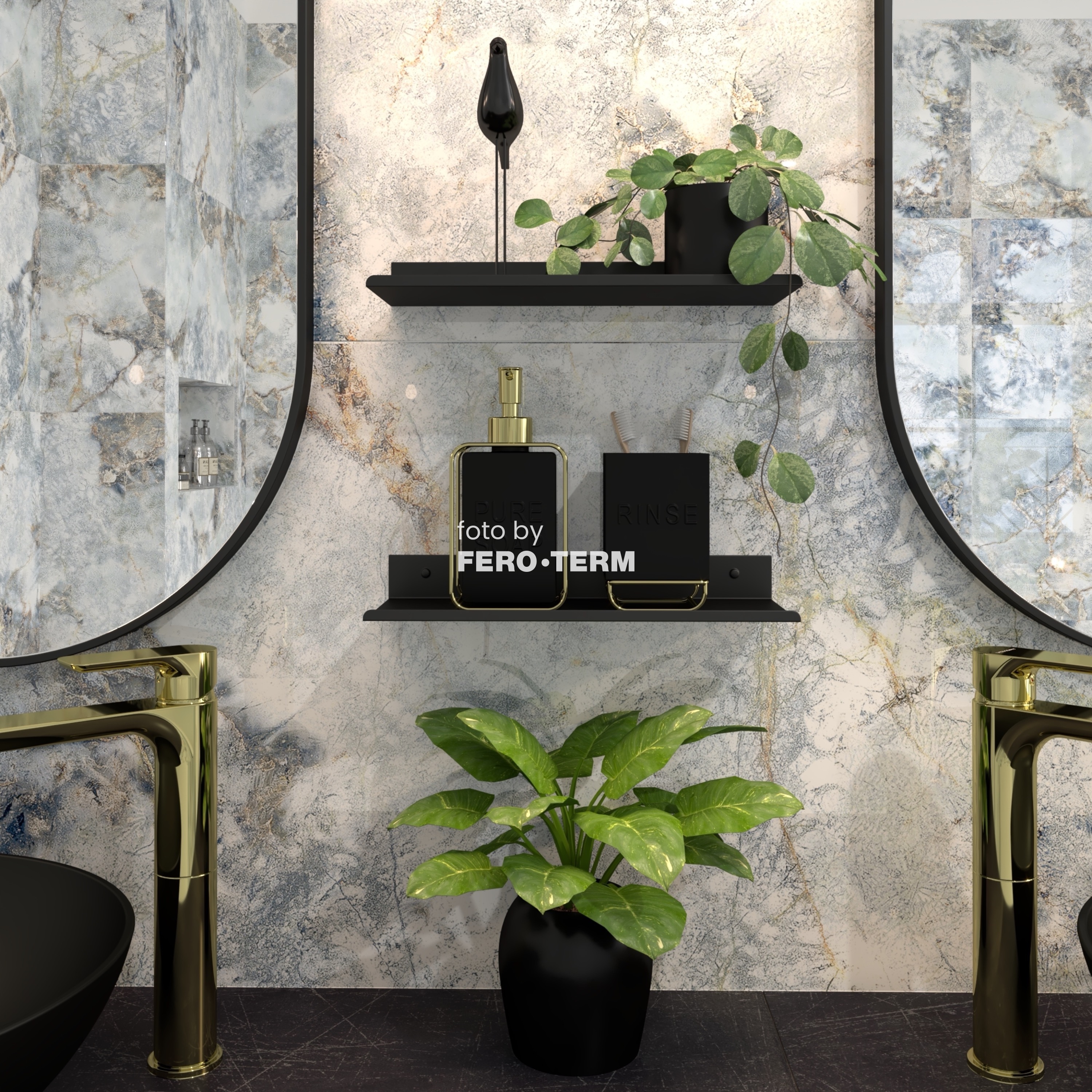 Čaša Voxort Black Gold