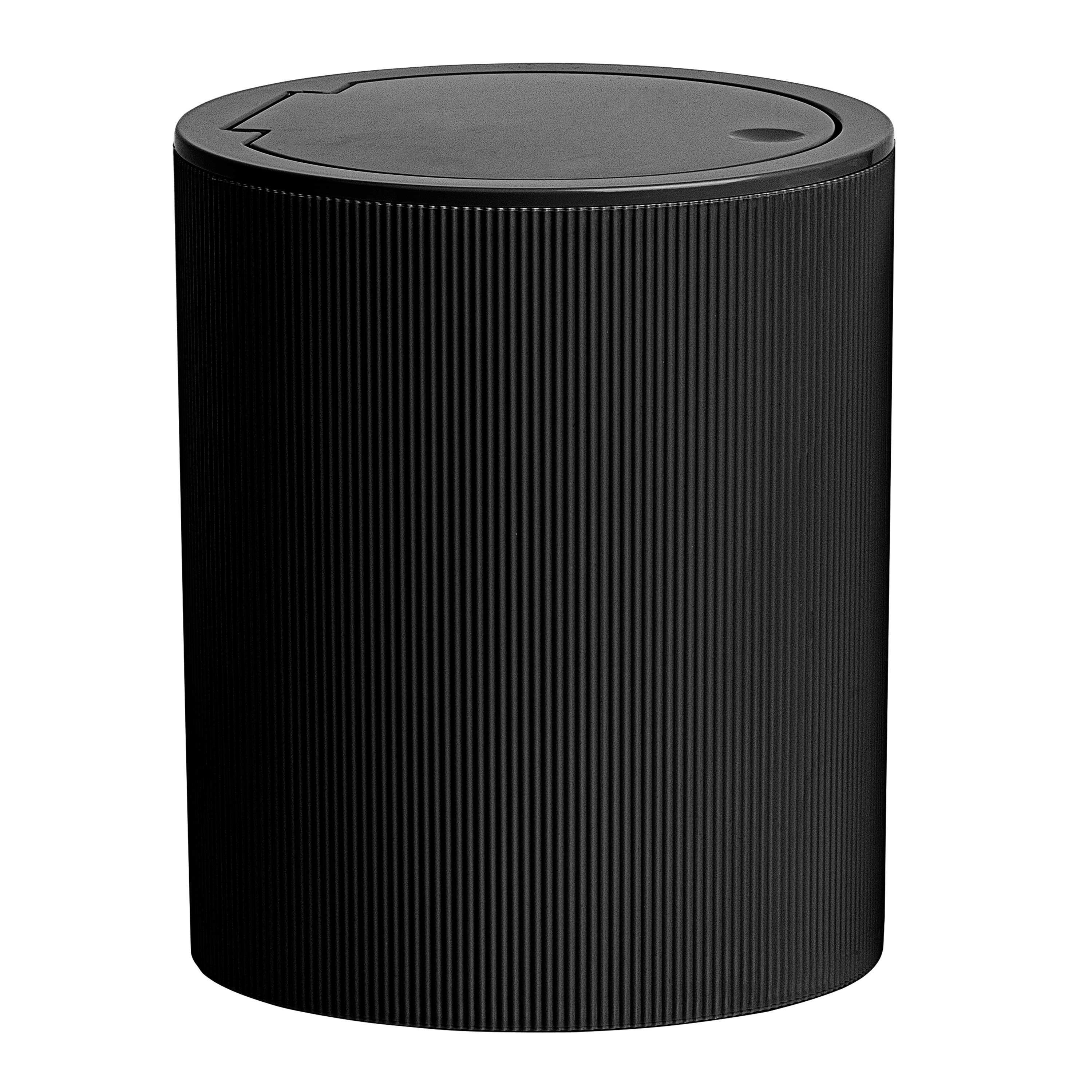 Kanta s poklopcem Voxort Round, 5 l, crna