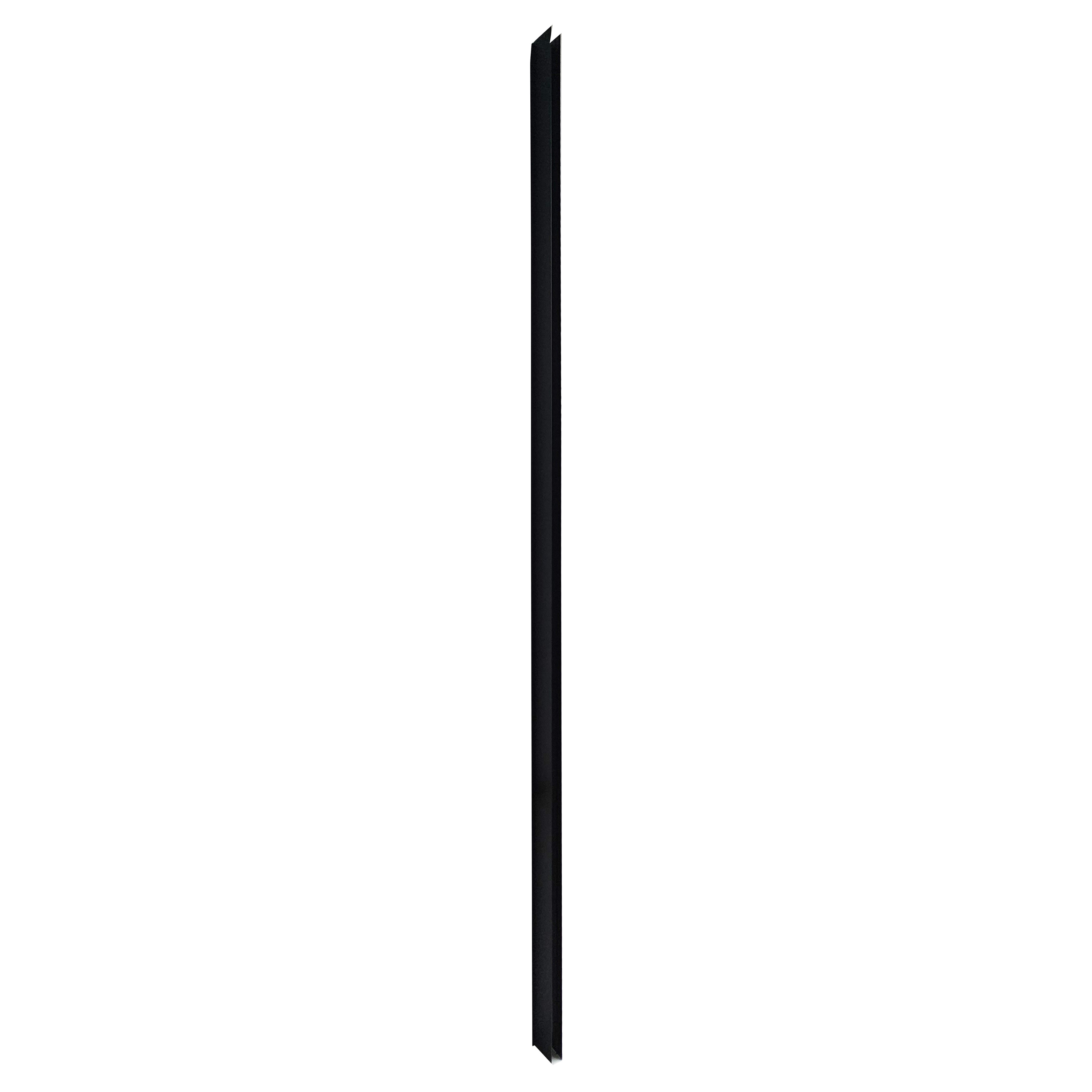Kompenzacijski U-profil Voxort Blue za kabine/vrata, 6 cm, black, h-2000