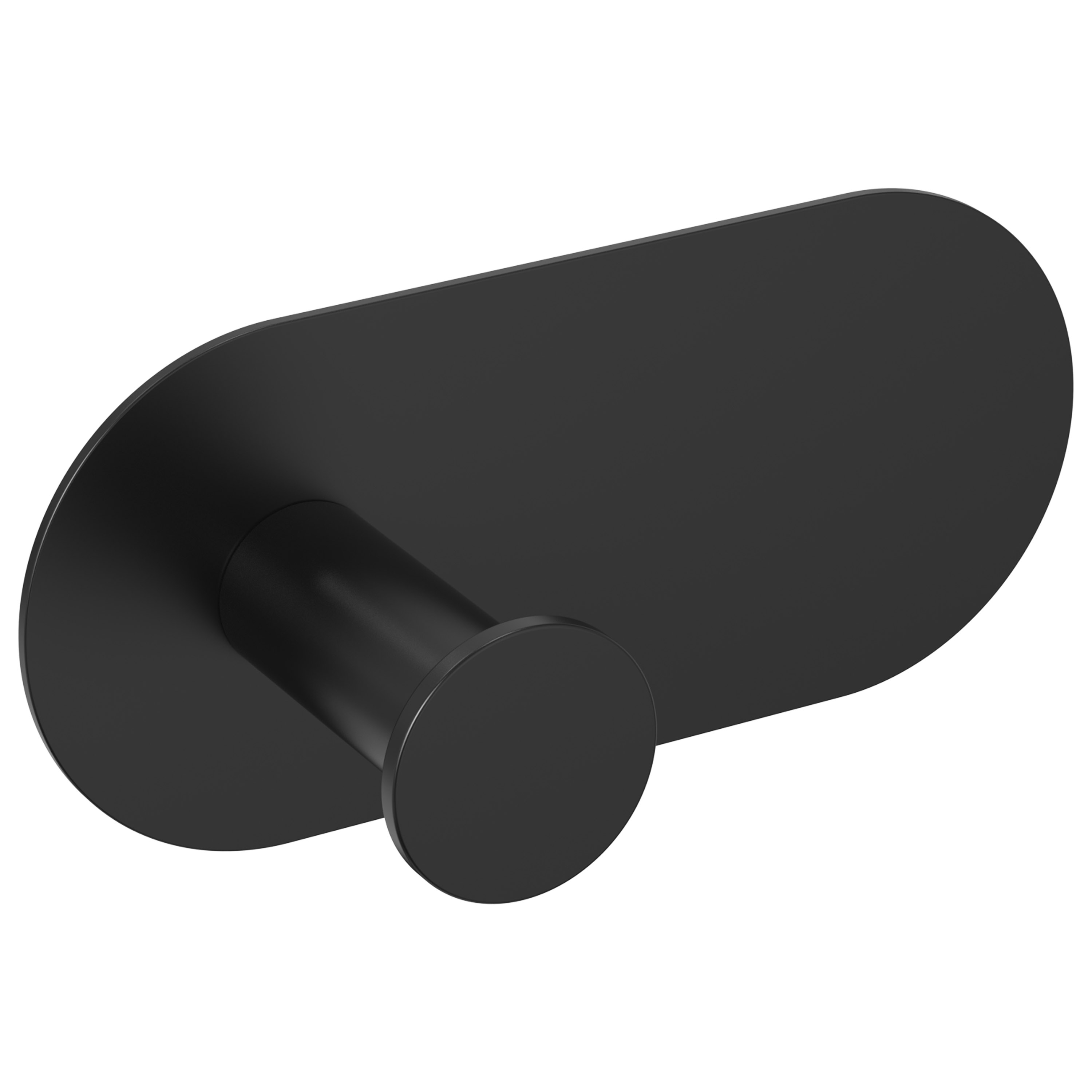 Vješalica Voxort 3000, crna, zidna, samoljepljiva